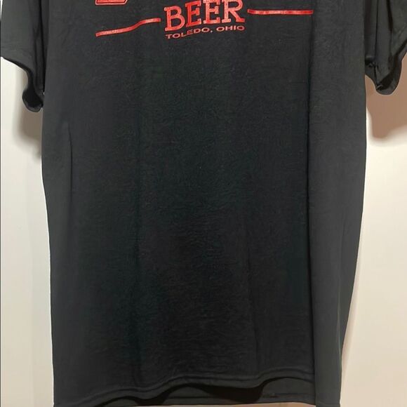 Jerzees Black and Red Short Sleeve Tee - Picture 4 of 8